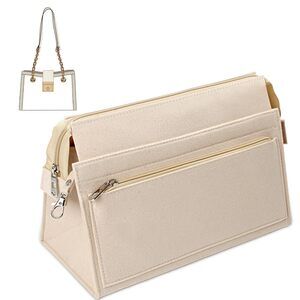 8990 Bag Inserts Organizer for Handbags,Purse Organizer Zipper Bag Insert